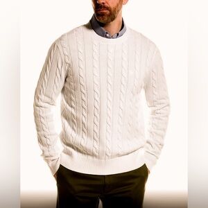 Brooks brothers cable knit sweater crew neck/XL men